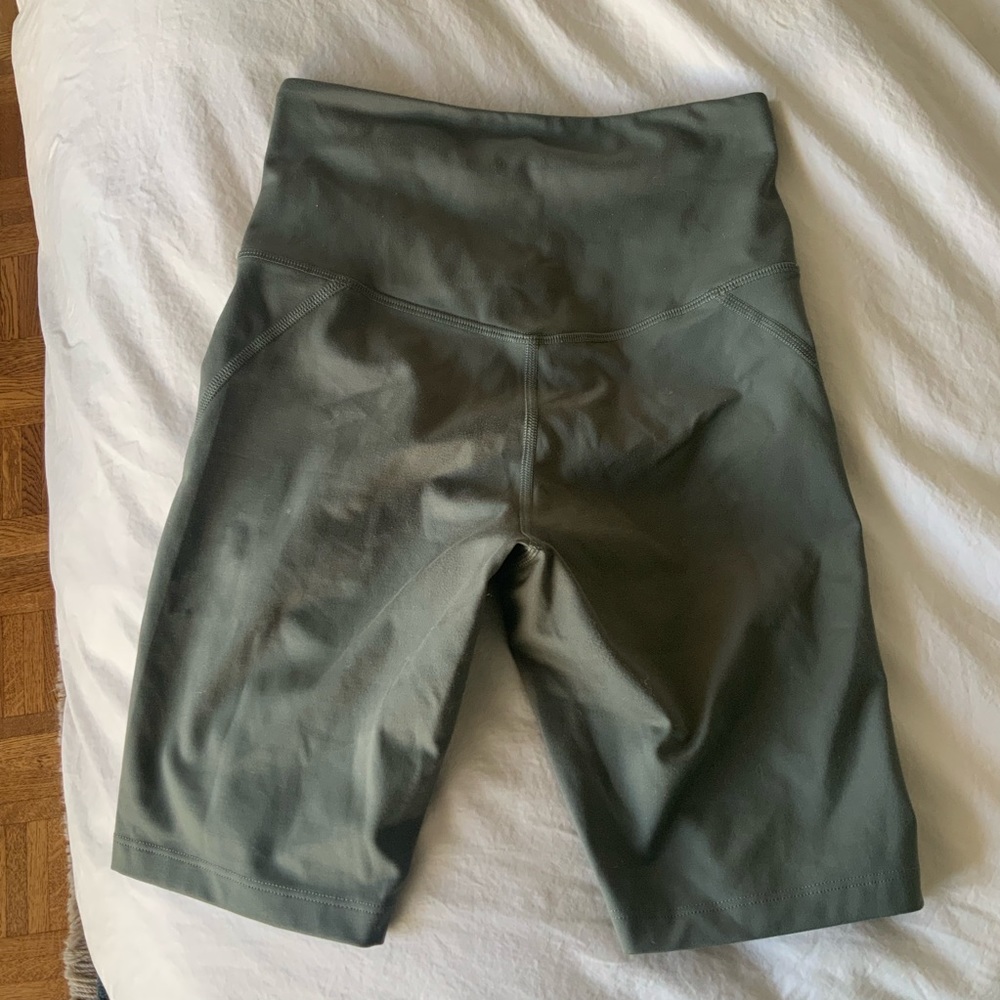 Girlfriend Collective Sage High Rise Biker Shorts